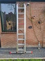 Altrex all round ladder 3x9, Ophalen, Zo goed als nieuw, Opvouwbaar of Inschuifbaar, 4 meter of meer