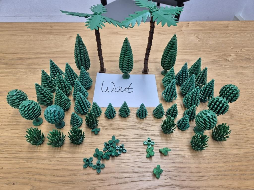 Lego bomen/struiken/plantjes, Ophalen of Verzenden, Zo goed als nieuw, Losse stenen, Lego