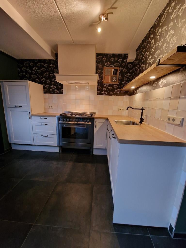 Landelijke Hoekkeuken compleet - Gedemonteerd, Huis en Inrichting, Keuken | Complete keukens, Ophalen, Zo goed als nieuw