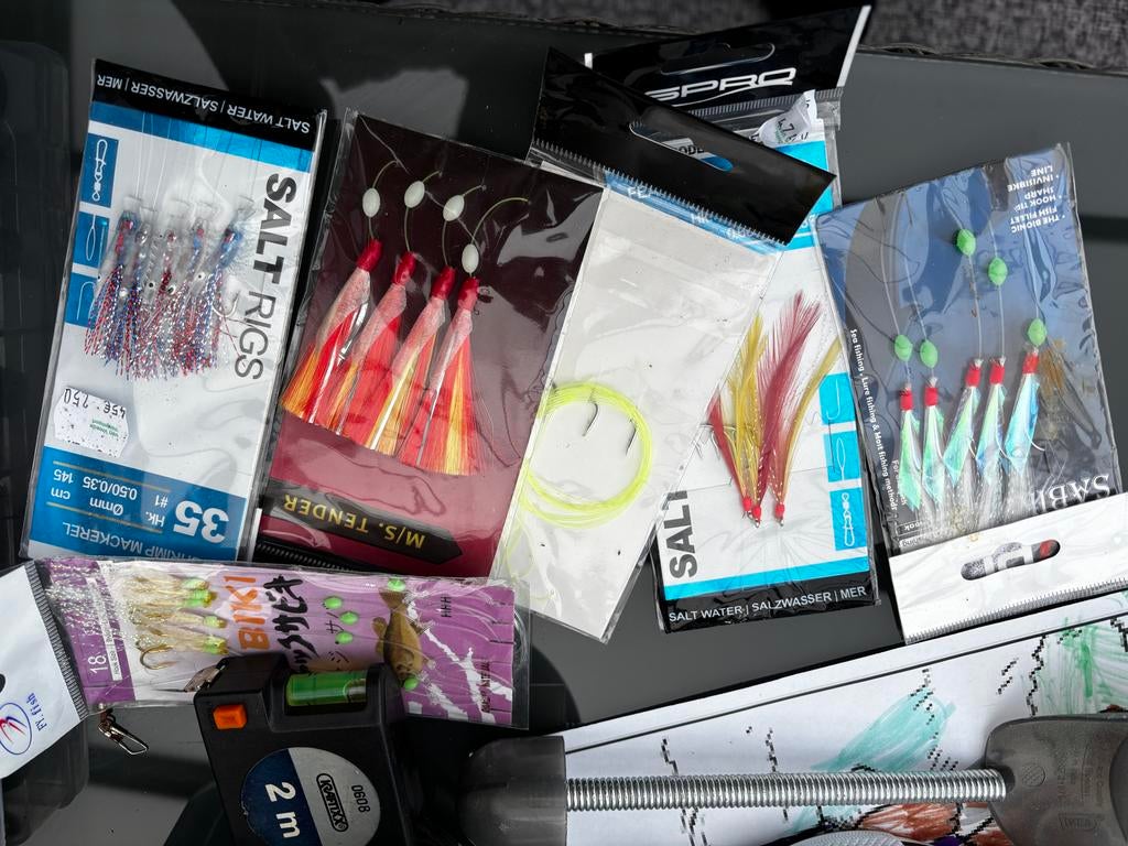 Zeevis zeelood makreel onderlijnen, Ophalen of Verzenden, Zo goed als nieuw, Dobber of Lood