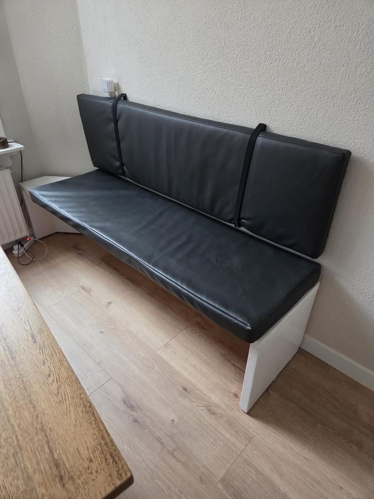 Leuke eetkamerbank met kussens, Ophalen, Minder dan 75 cm, 150 tot 200 cm, Tweepersoons