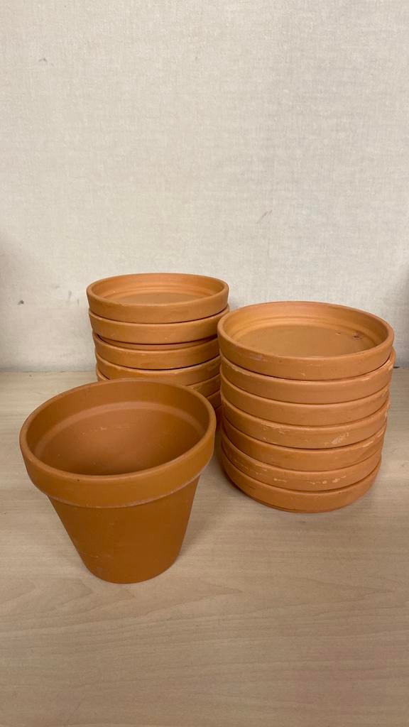 Aardewerk, Tuin en Terras, Bloempotten, Ophalen, Rond, Aardewerk