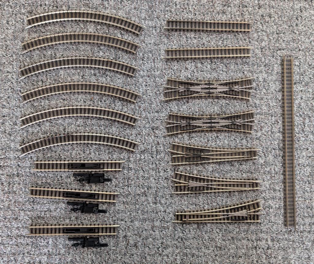 Fleischmann Piccolo wissels & rails, Gebruikt, Gelijkstroom, Verzenden, Fleischmann