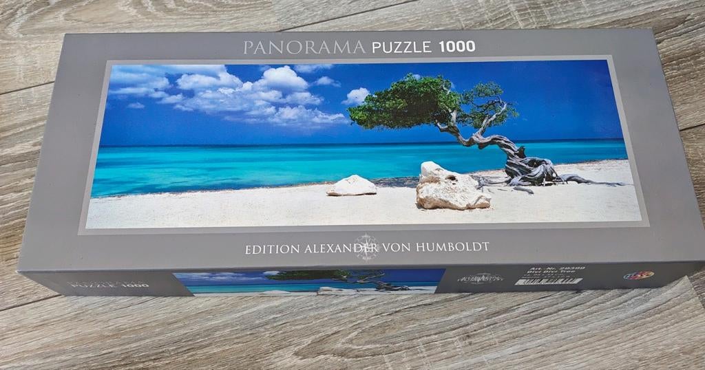 Panorama Legpuzzel 1000 stukjes - Divi Divi tree, Ophalen of Verzenden
