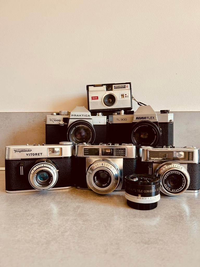 Verzameling cameras analoog, Ophalen of Verzenden, Zo goed als nieuw, Compact, Kodak