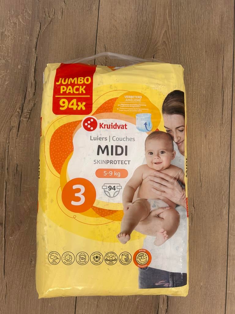 Kruidvat luiers (maat 3), Overige merken, Overige typen, Nieuw, Ophalen of Verzenden