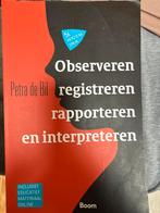 Observeren, registreren, rapporteren en interpreteren, Ophalen of Verzenden, Gelezen, HBO