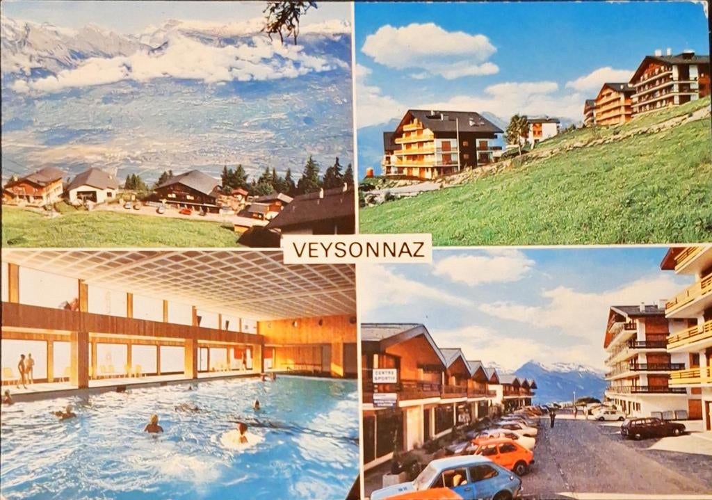 Veysonnaz Zwitserland 1981, Ophalen of Verzenden, 1980 tot heden, Gelopen, Overig Europa