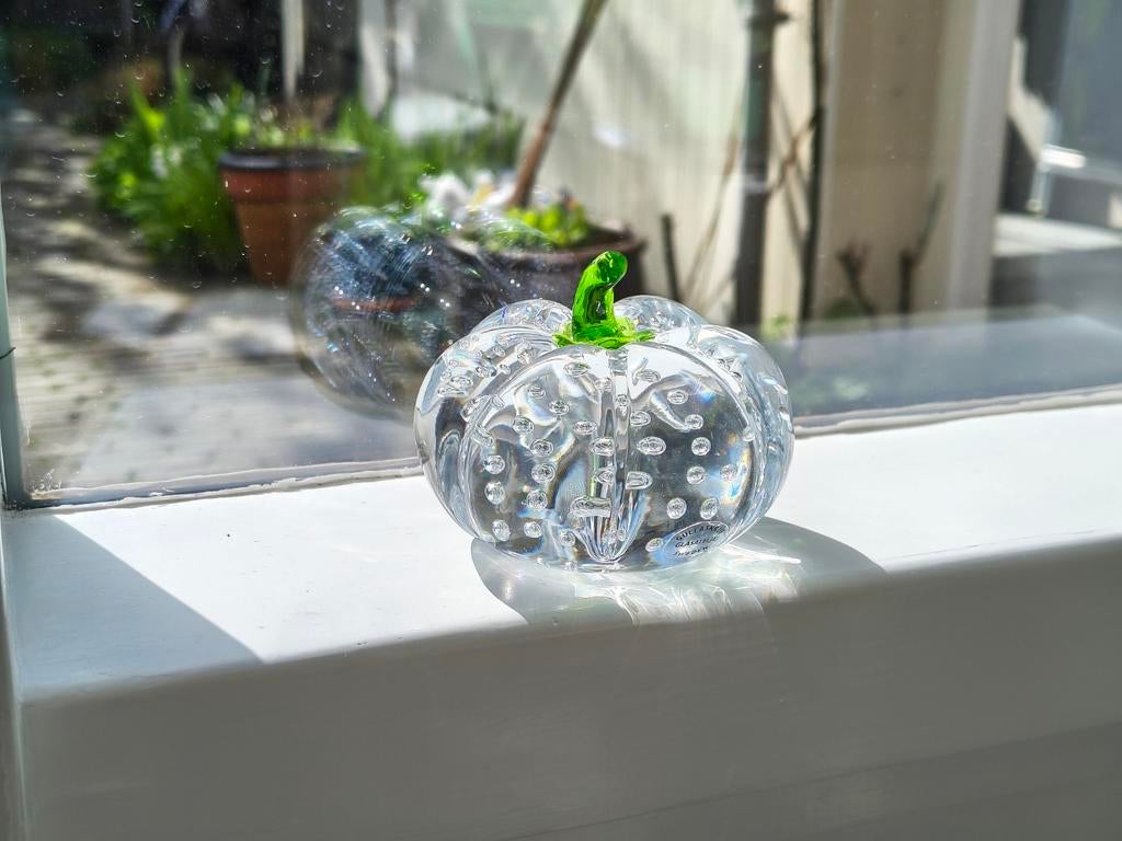 Gullaskruf presse papier, in nieuwstaat, gesigneerd, Ophalen of Verzenden