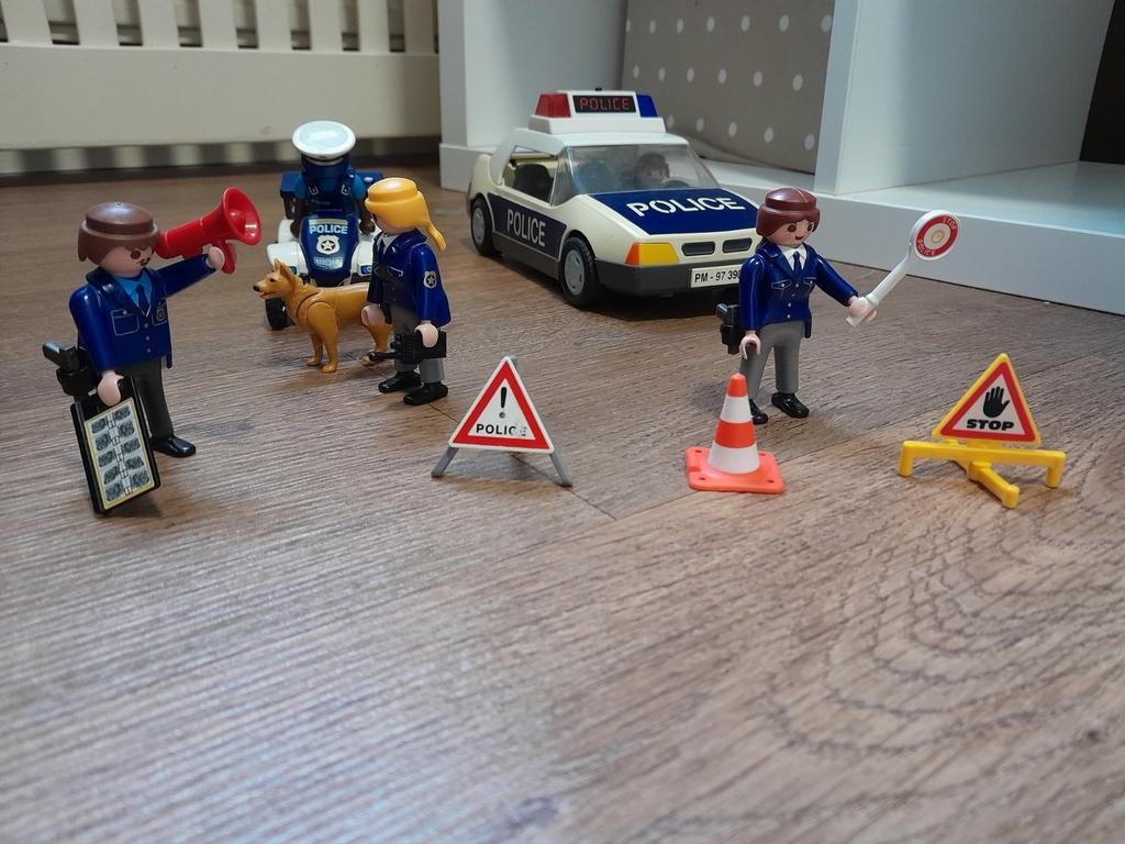 Playmobil Politie: Auto, Quad en Accessoires, Ophalen of Verzenden, Gebruikt, Los playmobil