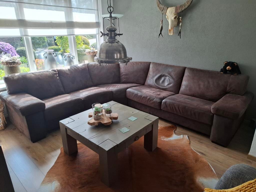 Bankstel leer, Ophalen, Gebruikt, Leer