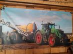 Xl tuinposter fendt met veenhuis, Ophalen of Verzenden, Nieuw