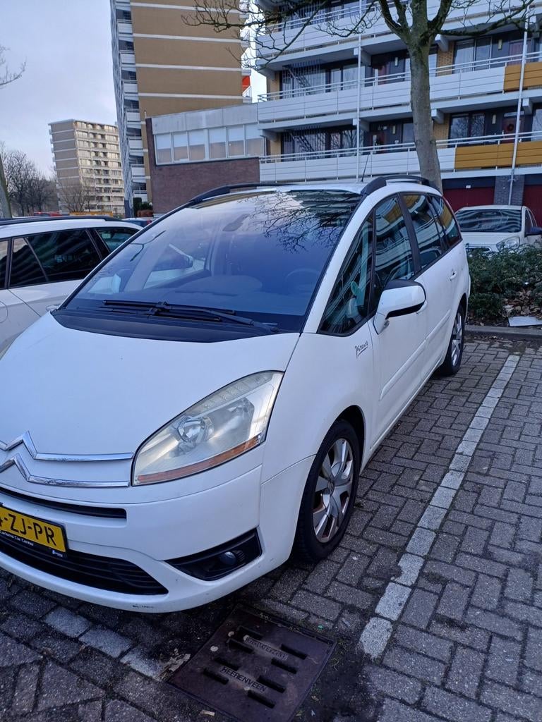 Citroën C4 (Grand) Picasso 1.8 16V 2008 Wit, Auto's, Citroën, 125 pk, 4 cilinders, 1749 cc, 7 stoelen