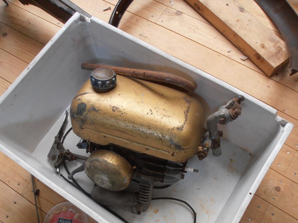 Trojan Minimotor hulpmotor ., Fietsen en Brommers, Ophalen of Verzenden, Gebruikt, Blok, Overige merken