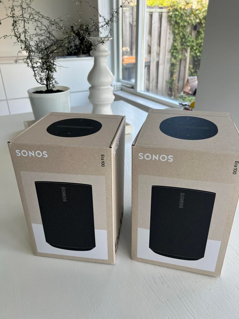 Lege dozen Sonos Era 100, Audio, Tv en Foto, Luidsprekers, Ophalen, Overige typen, Zo goed als nieuw, Sonos