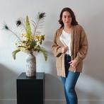 Mohair Vest Camel, Verzenden, Nieuw, Maat 38/40 (M), Bruin