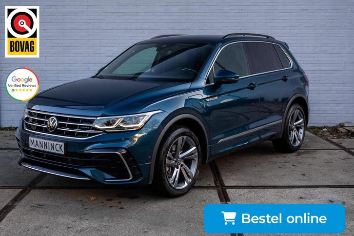 Volkswagen Tiguan 1.4 TSI R-LINE IQ-LIGHTS|TREKHAAK|AUTOPARK, Auto's, Volkswagen, Bedrijf, Te koop, Tiguan, ABS, Achteruitrijcamera
