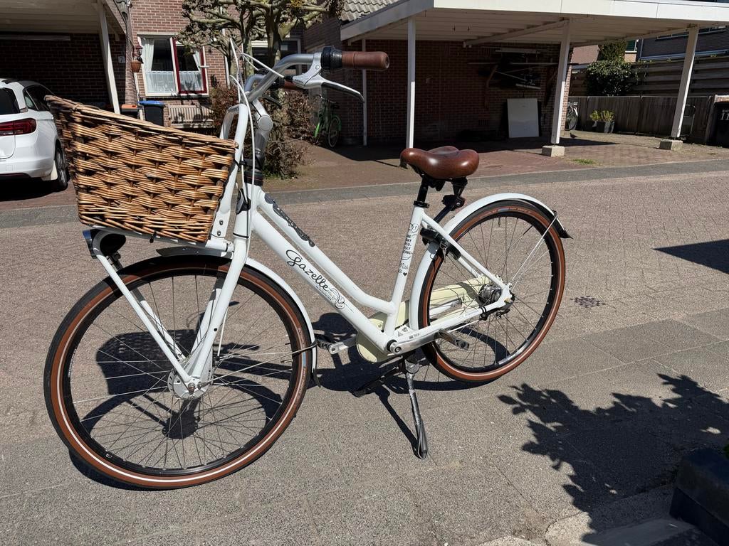 Gazelle Miss Grace damesfiets 49 cm met mandje en 3 versn., Fietsen en Brommers, Ophalen, Gebruikt, 47 tot 50 cm, Versnellingen