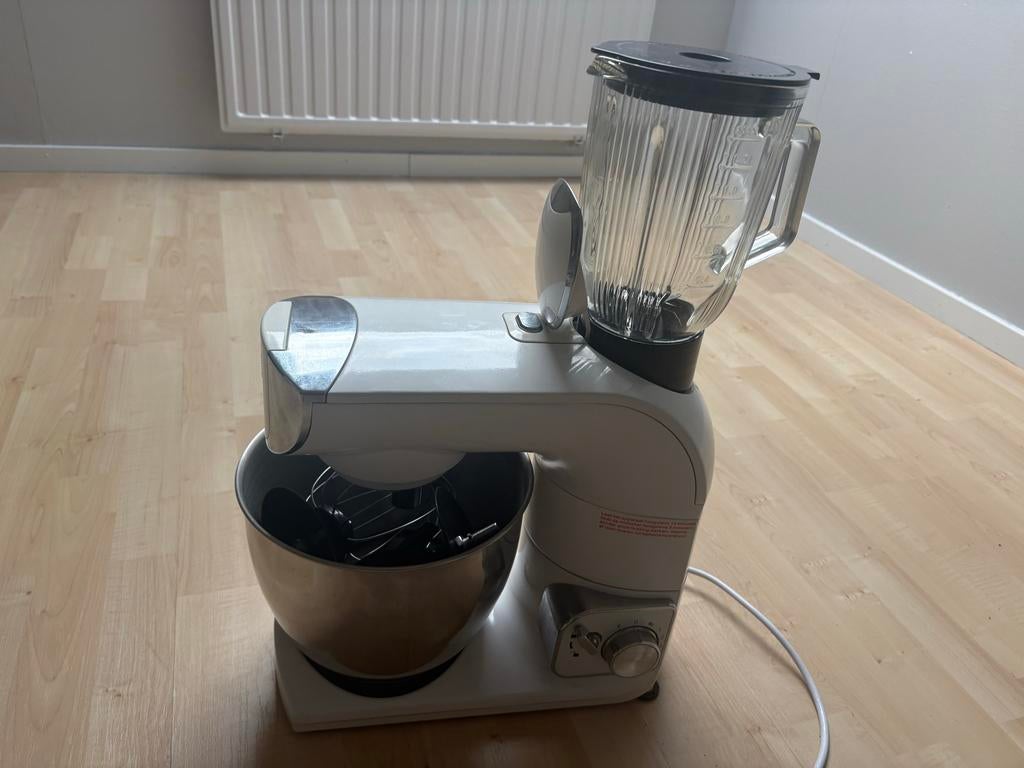 Keukenmachine met blender, 1 tot 2 liter, Ophalen of Verzenden, Gebruikt, 3 snelheden of meer
