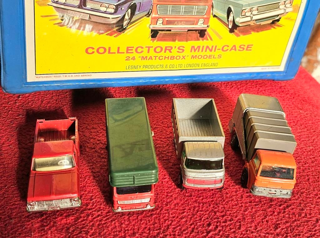 Vintage Lesney Matchbox Vrachtwagens Engeland (set, Ophalen of Verzenden, Gebruikt, Bus of Vrachtwagen