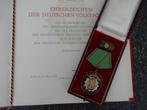 DDR: Ehrenzeichen Volkspolizei  VoPo + oorkonde, Verzamelen, Militaria | Algemeen, Ophalen of Verzenden, Landmacht, Duitsland