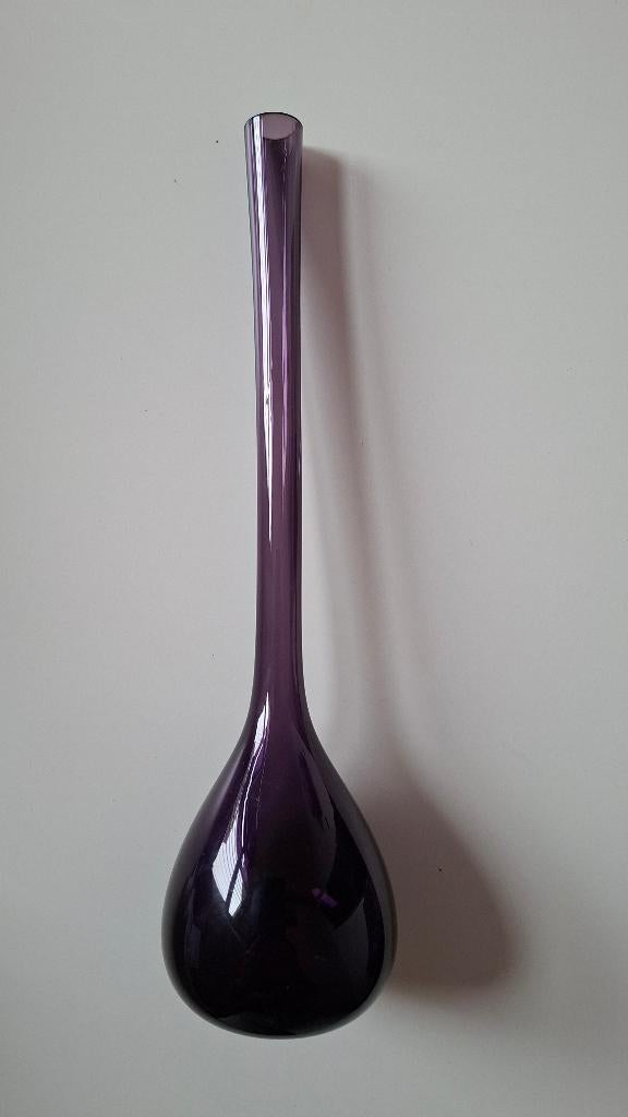 Vintage Scandinavisch design vaasje "bulbvaas"., Ophalen of Verzenden