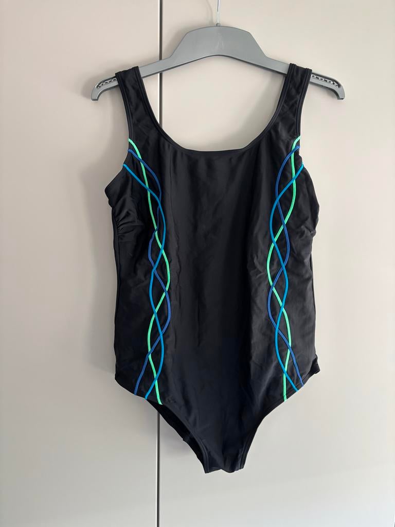 Ulla Popken Badpak Maat 52 - Zo goed als nieuw, Ophalen of Verzenden, Zo goed als nieuw, Zwart, Badpak