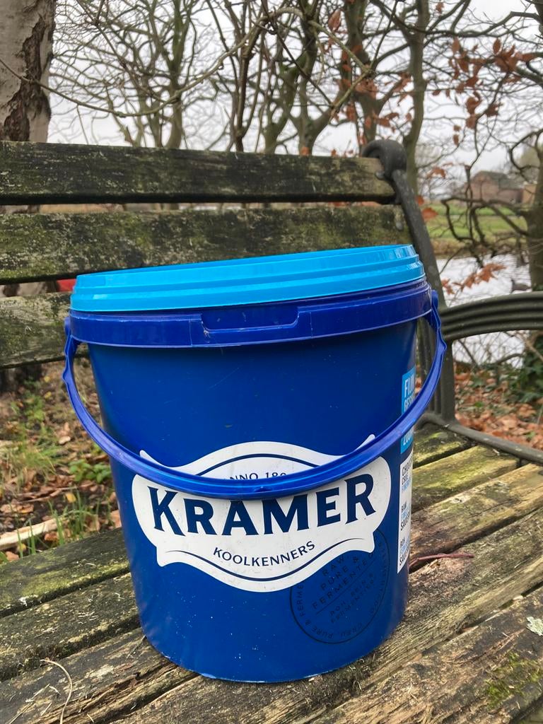 10 emmers met deksel €0,50 per stuk, Ophalen, Zo goed als nieuw, Kunststof, Met deksel