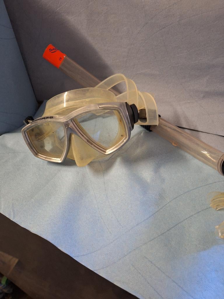 Duikbril met snorkel, Ophalen, Gebruikt, Snorkel