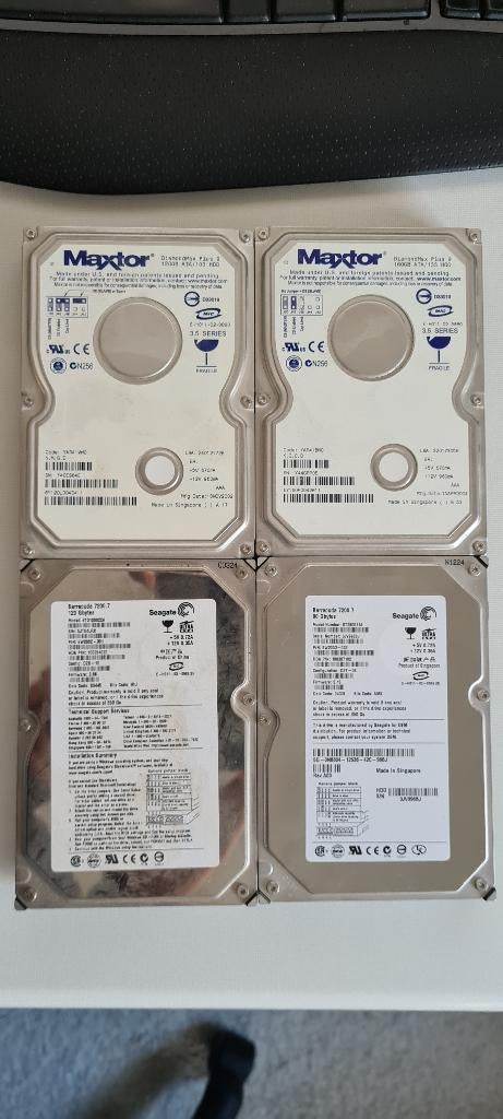 4 x hard disk, Ophalen, Intern, Gebruikt, HDD