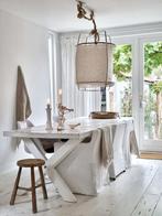 Grote houten eettafel, Huis en Inrichting, Tafels | Eettafels, Ophalen, Gebruikt, 200 cm of meer, 50 tot 100 cm