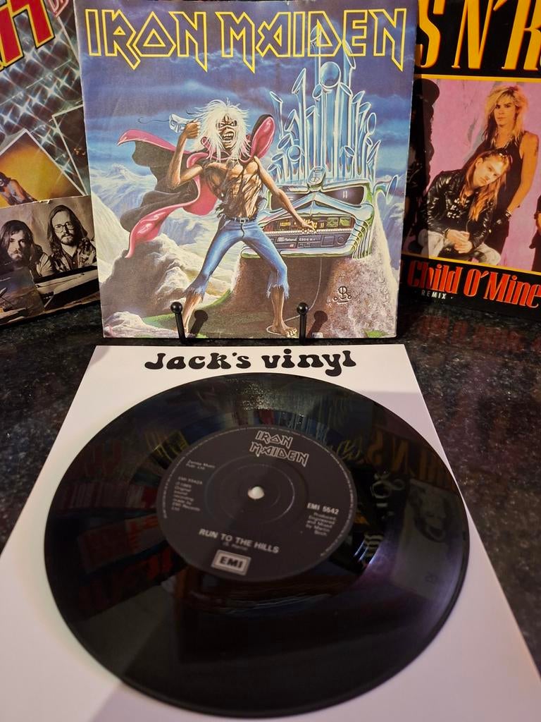 Iron Maiden - Run to the Hills (7 inch vinyl single) 1985, Ophalen of Verzenden, Gebruikt, Overige formaten, Overige genres