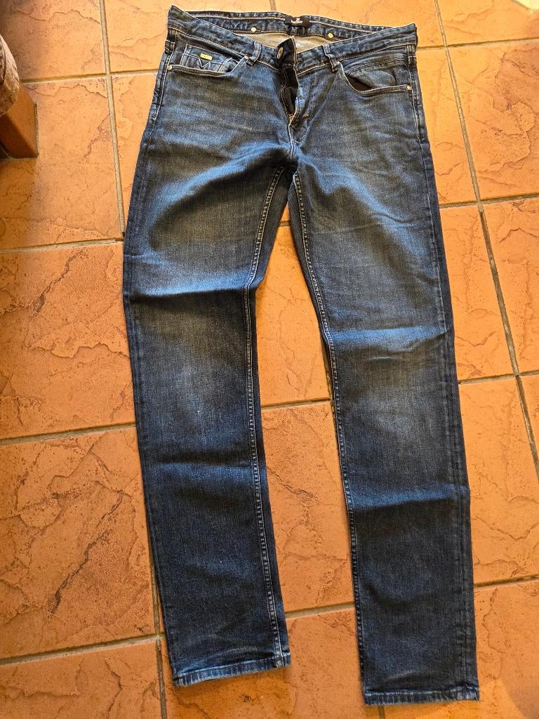 Vanguard V7 regular fit W33/L34 heren, Blauw, Ophalen of Verzenden, Gedragen, Vanguard