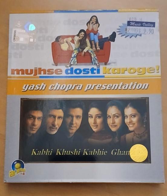 Zeldzame VCD Bollywood – Mujhse Dosti Karoge! – Maleisie, Cd's en Dvd's, Dvd's | Komedie, Zo goed als nieuw, Romantische komedie