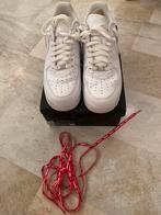 Nike Air Force 1 Low Supreme White - Maat 44.5, Kleding | Heren, Schoenen, Ophalen of Verzenden, Zo goed als nieuw, Wit, Sneakers of Gympen