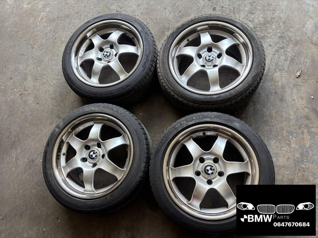 Set 17” sportvelgen meerdelig BMW 1-Serie E81 E82 E87 E88, Gebruikt, -, -, Banden en Velgen