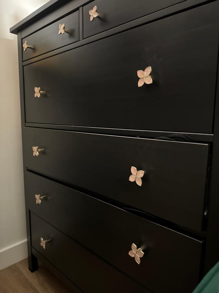 IKEA HEMNES ladekast zwartbruin, 108x131 cm, Huis en Inrichting, Kasten | Ladekasten, Gebruikt, 5 laden of meer, 100 tot 150 cm
