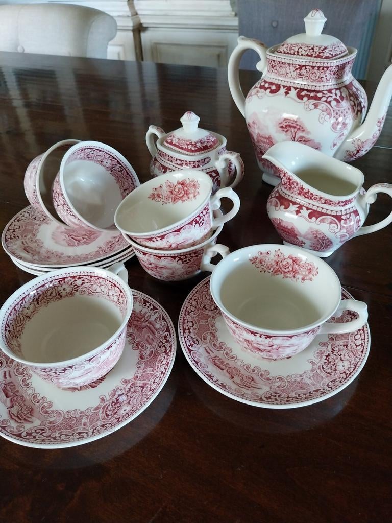 Petrus Regout koffieservies Castillo, Ophalen of Verzenden
