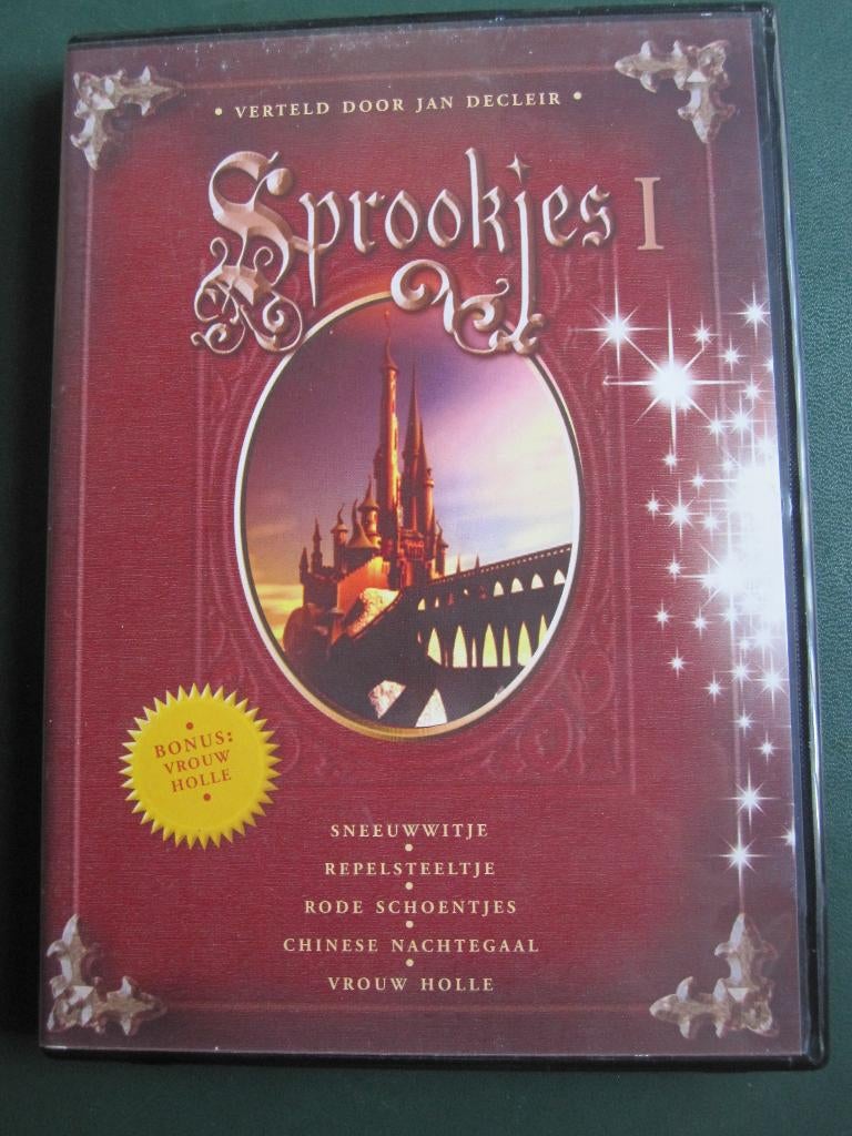 Efteling sprookjes 1 (5 sprookjes op 1 DVD), Avontuur, Alle leeftijden, Boxset, Ophalen of Verzenden