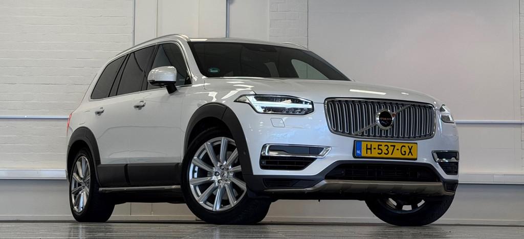 Volvo XC90 2.0 T8 Twin Engine AWD Inscription Luchtvering 36, Auto's, Volvo, Gebruikt, 1969 cc, 7 stoelen, Wit