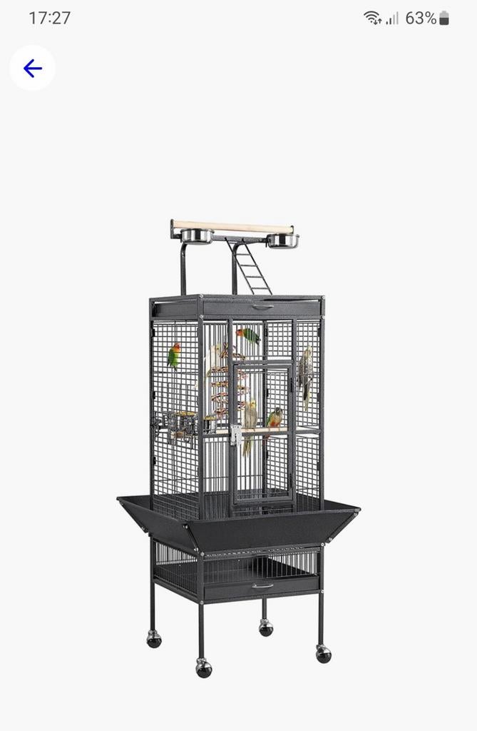 Kedok vogel kooi, Ophalen, Gebruikt, Vogelkooi