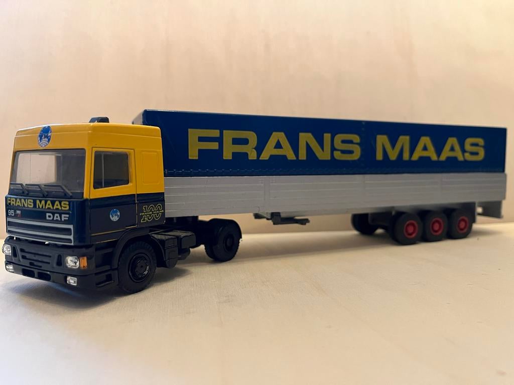 DAF 95 Frans Maas vrachtwagen model, Ophalen of Verzenden, Gebruikt, Overige merken