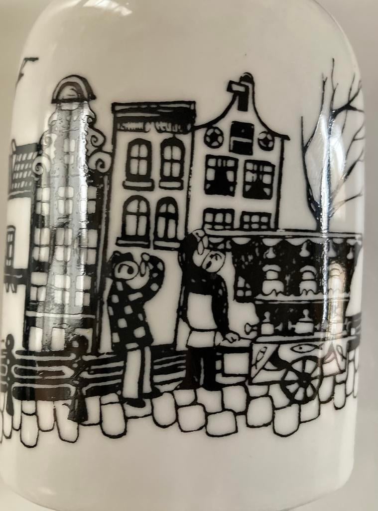 Fles Haring Happen Draaiorgel Grachten Amsterdam Holland, Antiek en Kunst, Verzenden
