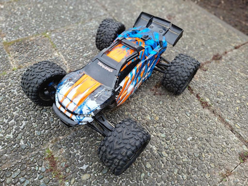 Traxxas 1/10 E-Revo VXL Brushless 4WD 6S (gereviseerd!), Hobby en Vrije tijd, Modelbouw | Radiografisch | Auto's, Gebruikt, Auto offroad