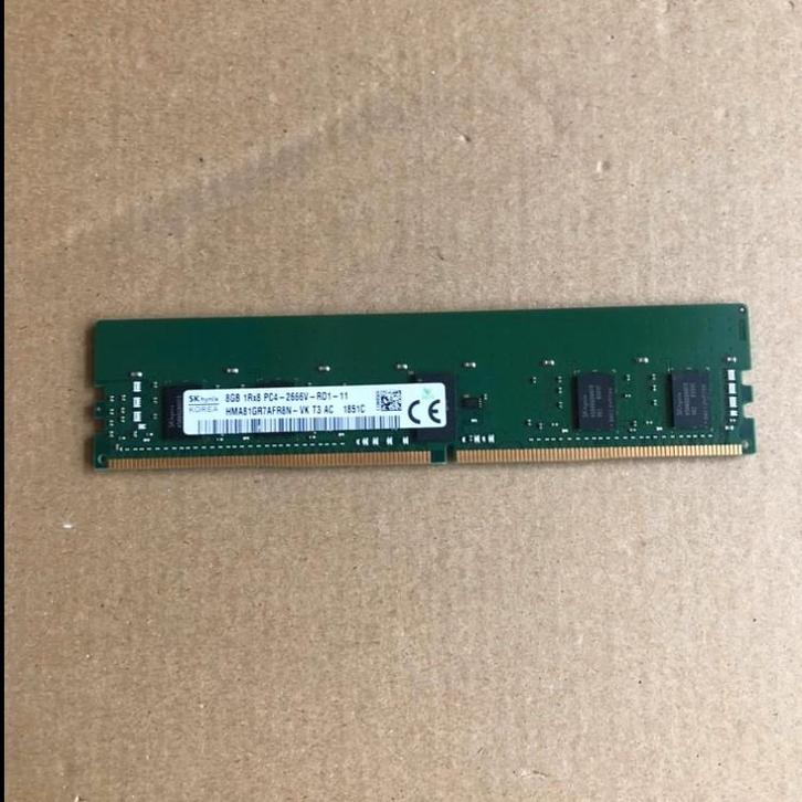 SK Hynix 8GB 1Rx8 PC4-2666V-RD1-11 HMA81GR7AFR8N-VK T3, Computers en Software, RAM geheugen, Gebruikt, Server, 8 GB, DDR4, Ophalen of Verzenden