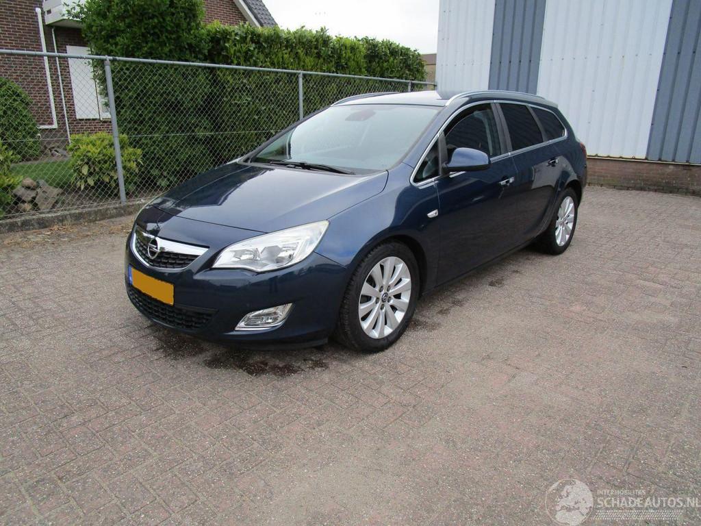 Opel Astra 1.6 Turbo Navi Clima 6-Bak (bj 2011), Overige carrosserieën, Blauw, Benzine, Opel