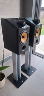 B&W CDM 1 NT luidsprekers 1 paar met originele B&W staanders, Ophalen, Gebruikt, Bowers & Wilkins (B&W), 120 watt of meer