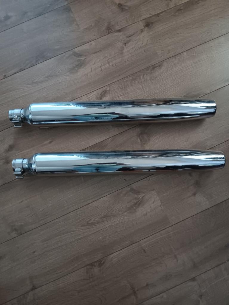 Harley Davidson Heritage Springer FLSTS uitlaatdempers zgan, Ophalen of Verzenden