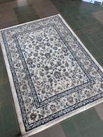 IKEA VALLOBY VLOERKLEED BLAUW WIT BLOEMENPATROON 195X135CM, Ophalen, Gebruikt, 100 tot 150 cm, Blauw