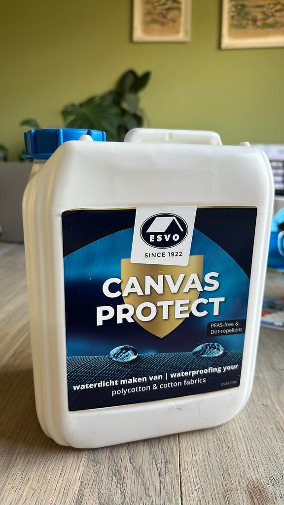Maak je tent of doek waterdich met: Canvas Protect 5 L, Caravans en Kamperen, Ophalen, Zo goed als nieuw